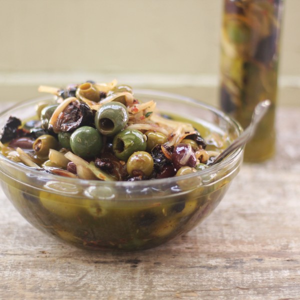 Herb Marinated Olives